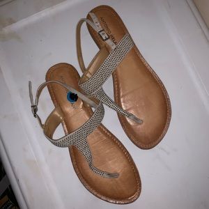 antonio melani tstrap rhinestone sandals